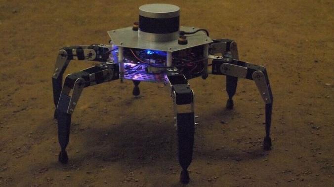 В Австралии создали робота-паука для сканирования пещер 