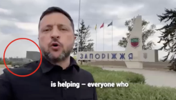 Зеленский попался на использовании хромакея