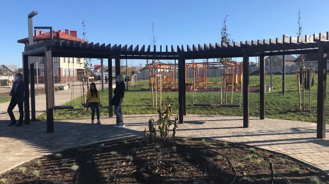 В Симферополе появился новый сквер