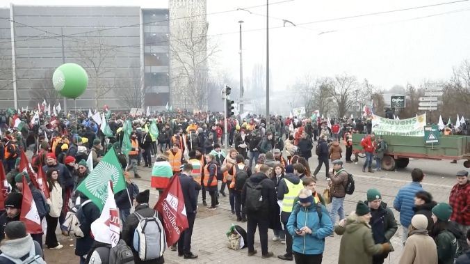 Страсбург захлестнули протесты против МЕРКОСУР