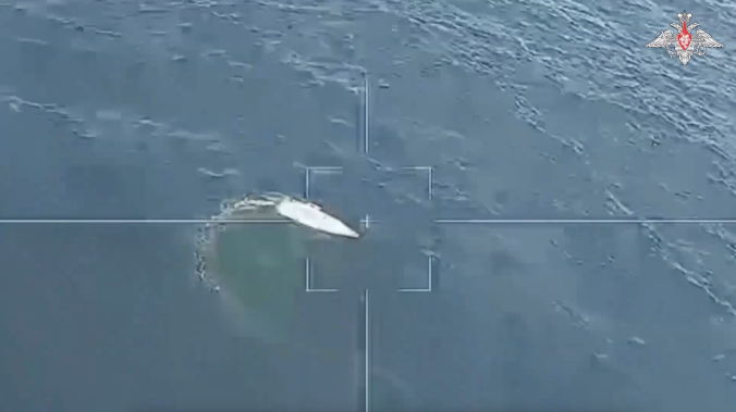 В Чёрном море уничтожен безэкипажный катер ВСУ