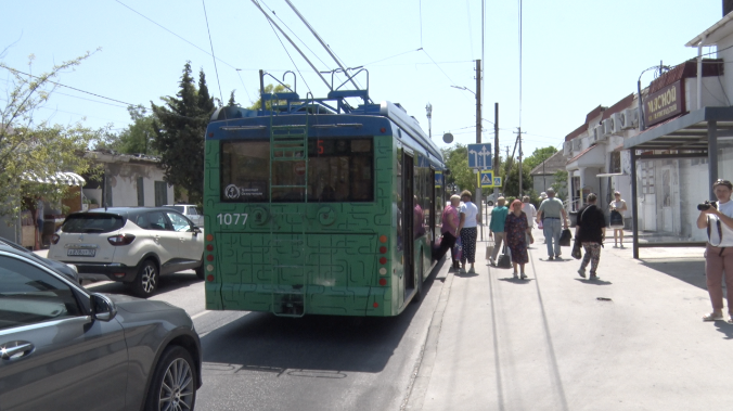 С 1 июля троллейбус №5 будет ходить в центр города