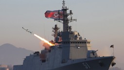 КНДР испытала ракеты с эсминца «Чхве Хён»