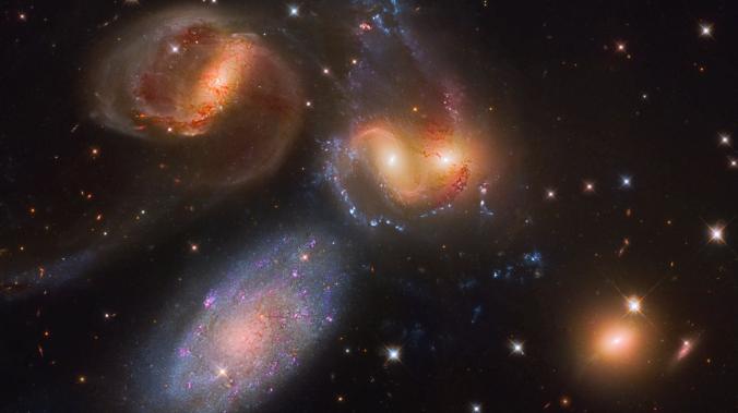 Впервые учёные увидели столкновения галактик в молодой Вселенной