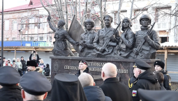 В Североморске открыли памятник бойцам специальной военной операции