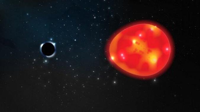 Крошечная черная дыра оказалась всего в 1500 световых лет от Земли