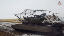 Крымские десантники уничтожили танк Abrams дроном