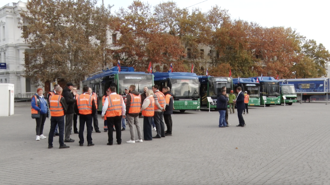 ГУП «Севэлектроавтотранс им. А. С. Круподёрова» представил выставку техники