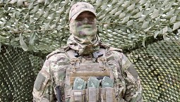 Десантник с позывным «Большой» учит новобранцев тактике современного боя