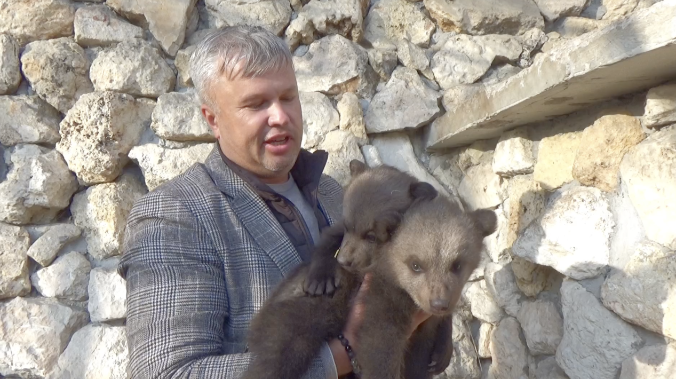 Новорождённых медвежат в Бахчисарае назвали Марта и Крымчик