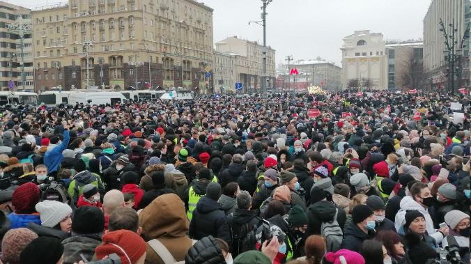 Кремль прокомментировал незаконные акции протеста 23 января 