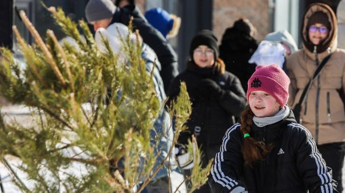 В Ростове-на-Дону прошёл фестиваль по метанию ёлок