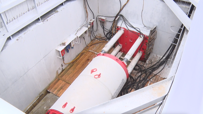 В скале Сардинакиной балки прокладывают коллектор