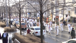 В Рождество Севастополь прошёл крестным ходом 