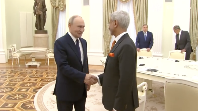 Путин провёл в Кремле встречу с главой МИД Индии