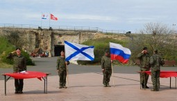 Добровольцы приняли военную присягу на 35-й батарее
