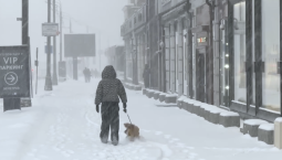 Москву накрыл мощный снежный циклон «Валли» 