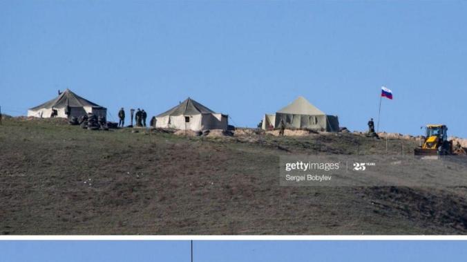В сети появились фото российского лагеря на границе Армении и Карабаха