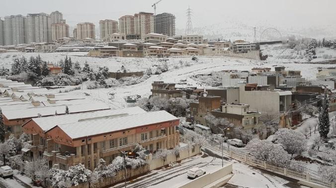 Ближний Восток засыпает снегом