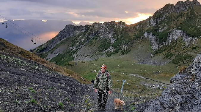 Группа российских туристов потерялась в горах Абхазии