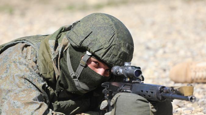 В Крыму прошли учения снайперов Черноморского флота