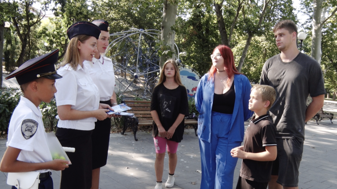 Полиция провела рейд безопасности для детей в Севастополе