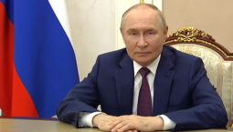 Владимир Путин поздравил военных моряков с Днём ВМФ