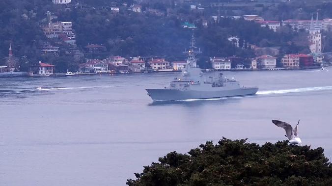 Черноморский Флот отслеживает действия испанского фрегата у границ России