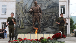 Во Владикавказе торжественно открыли «Сквер Победы» 