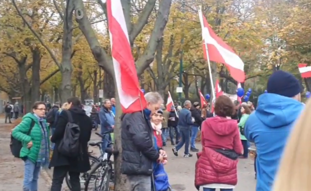 В Вене прошел митинг с требованием отказаться от санкций