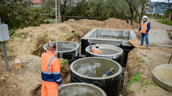 В Севастополе строят канализационно-насосную станцию