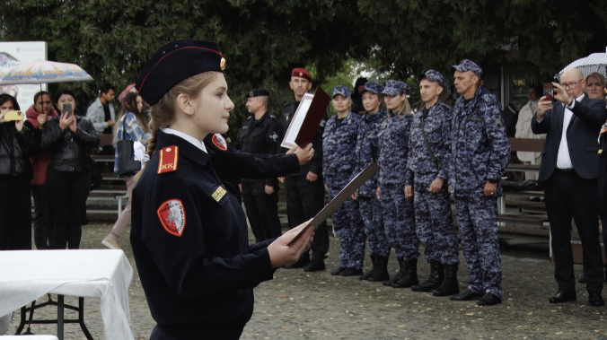 Кадеты гимназии №10 присягнули на верность Родине