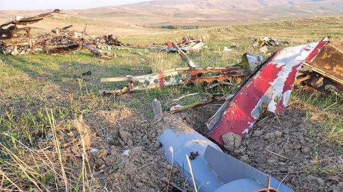 В Карабахе обнаружен российский беспилотник АН-2 с бомбовым боезапасом