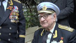 Парад для ветерана Великой Отечественной войны Николая Голубцова провели в Севастополе