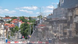 Спуск на улице Адмирала Октябрьского заасфальтировали