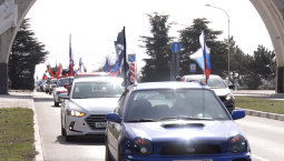 Севастополь отметил 12 лет Русской весны автопробегом