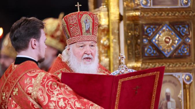 Патриарх Московский и всея Руси Кирилл поздравил верующих с Пасхой