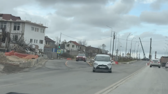 Новый участок дороги открыт на развязке «Огурец»