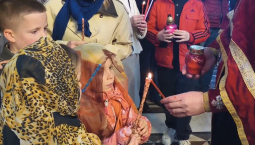 В Севастополь доставили частицу Благодатного огня.