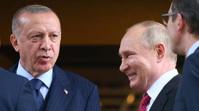 Путин провел очередные телефонные переговоры с Эрдоганом 