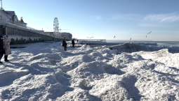 Аномальные морозы в Калининградской области: Балтику сковало льдом