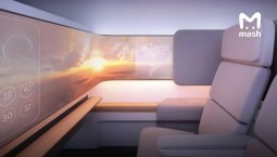 США планируют запустить самолёт без окон к 2030 г.
