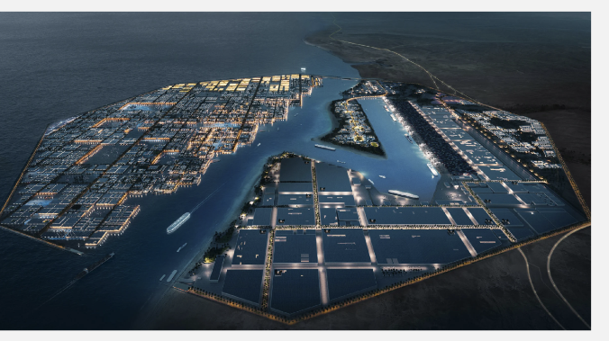 Саудовская Аравия построит восьмиугольный плавучий город 