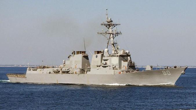 Американский эсминец USS Roosevelt направляется в Черное море