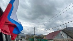 В Южной Осетии прошёл автопробег военной техники 