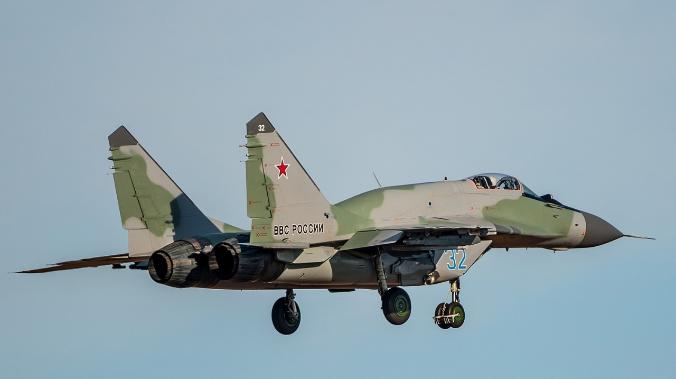 В Астраханской области на взлете разбился истребитель МиГ-29