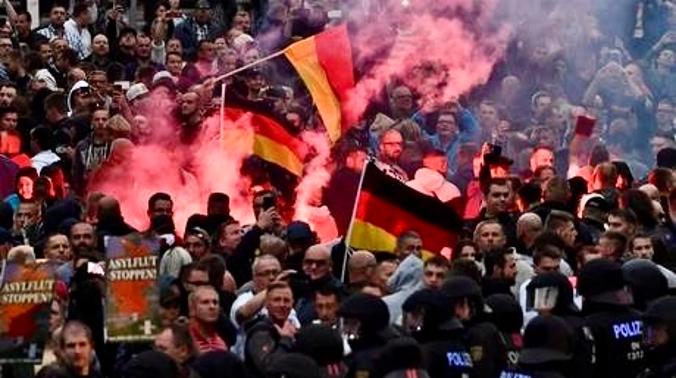 В Германии прошли акции протеста в поддержку России