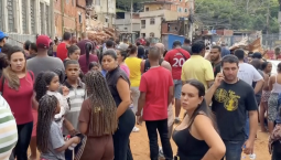 Сильные дожди вызвали наводнения и оползни на юге Бразилии 