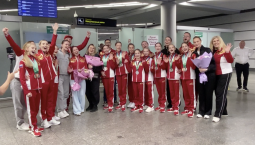 Российские гимнастки вернулись с чемпионата Европы 