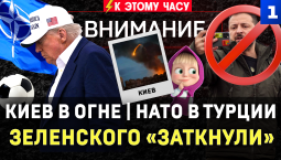 Киев в огне | НАТО в Турции | Зеленского «заткнули» | Трамп сломал футбол | Британцы против Маши
